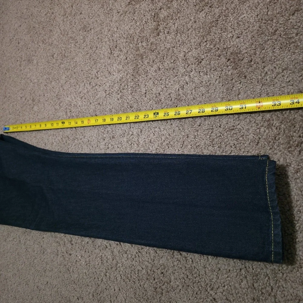 Levi Premium 512 Dark Wash Jeans Mens 33 x 34 Big E Pants *Barely Worn Excellent